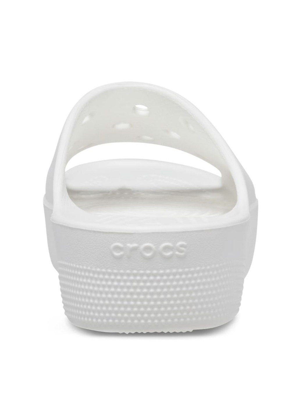 Белые шлепанцы Crocs