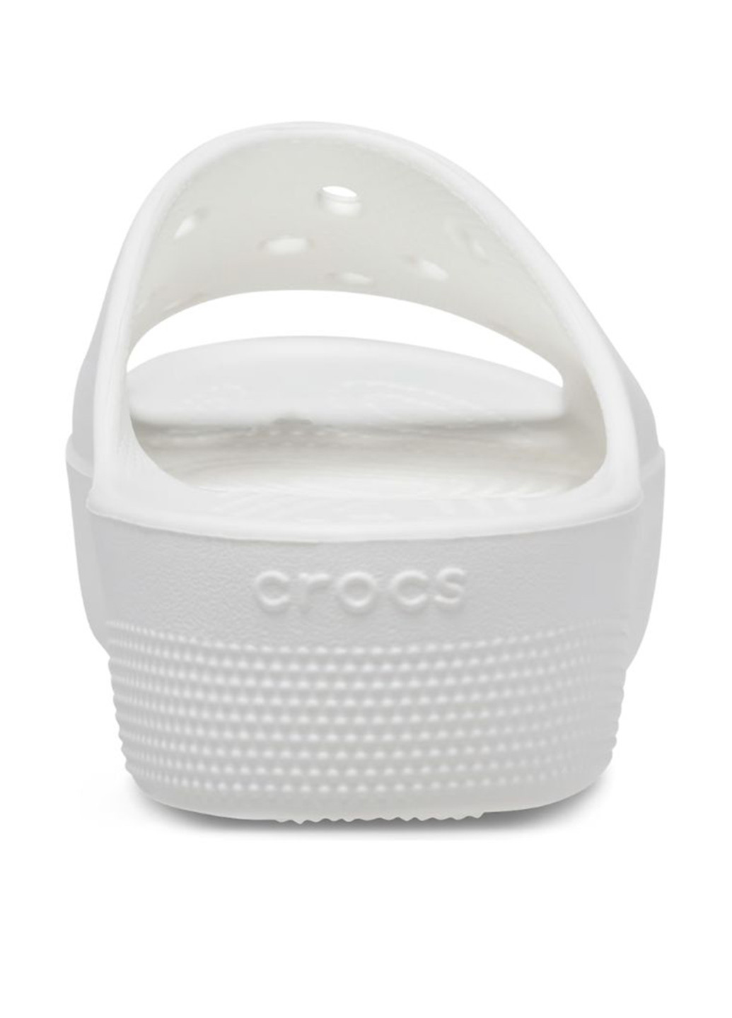 Белые шлепанцы Crocs