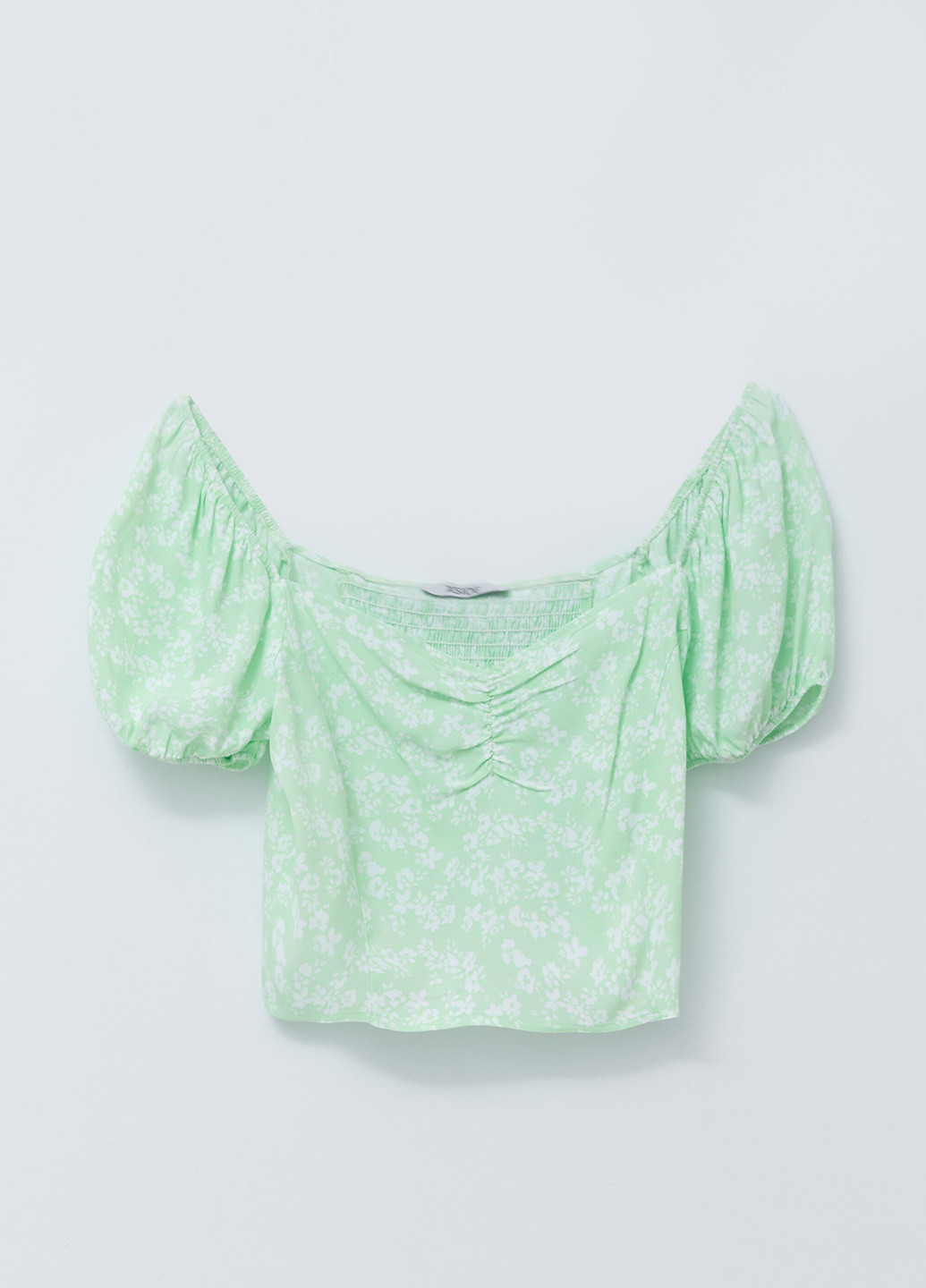 Світло-зелена літня блуза LC Waikiki