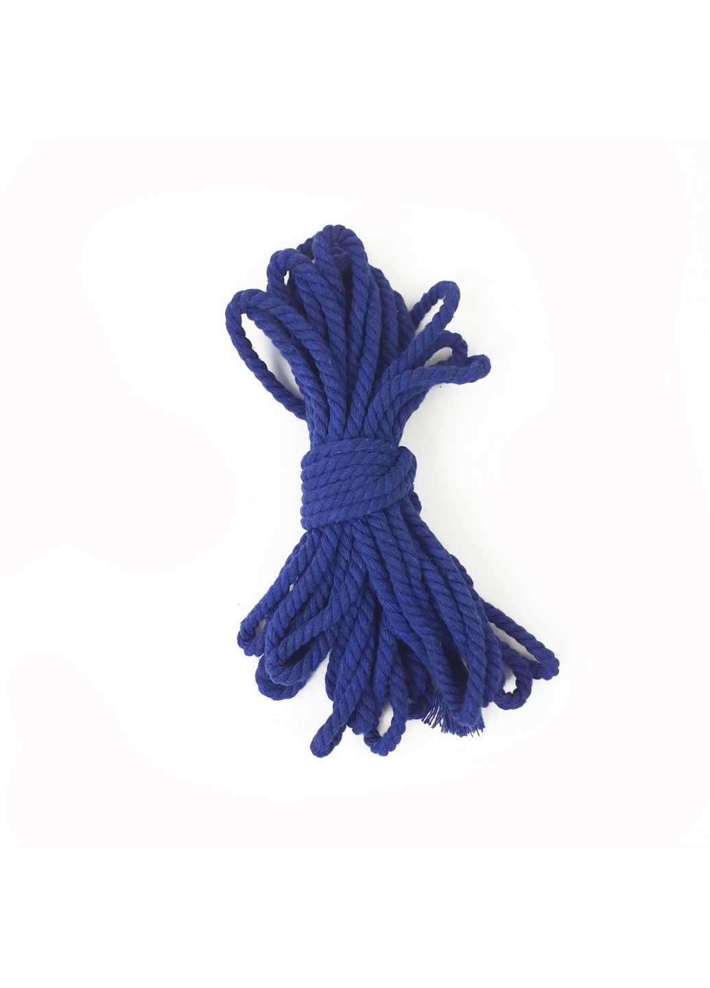 Хлопковая веревка BDSM 8 метров, 6 мм, цвет синий Art of Sex (255289769)