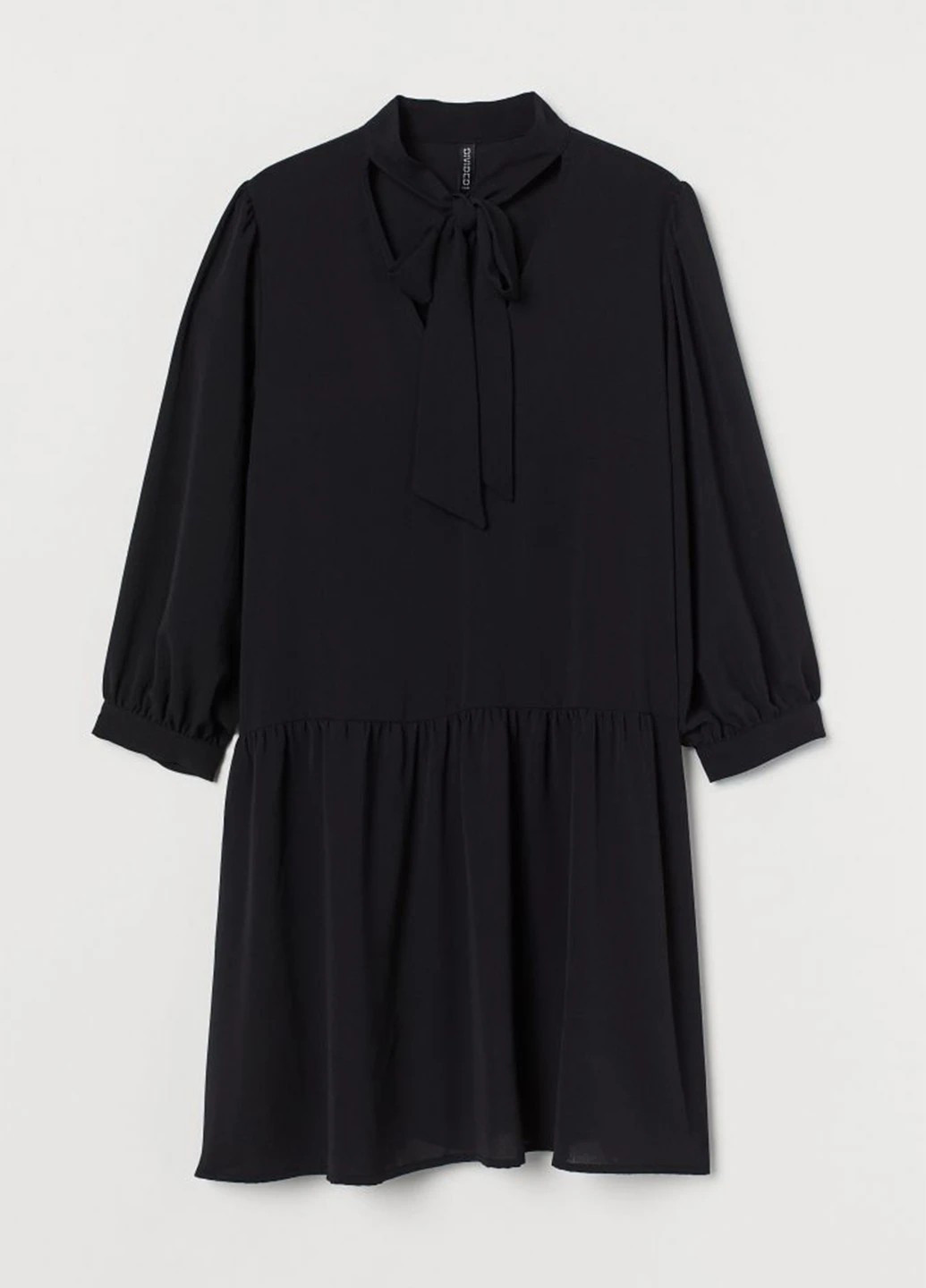 Чорна кежуал сукня H&M однотонна