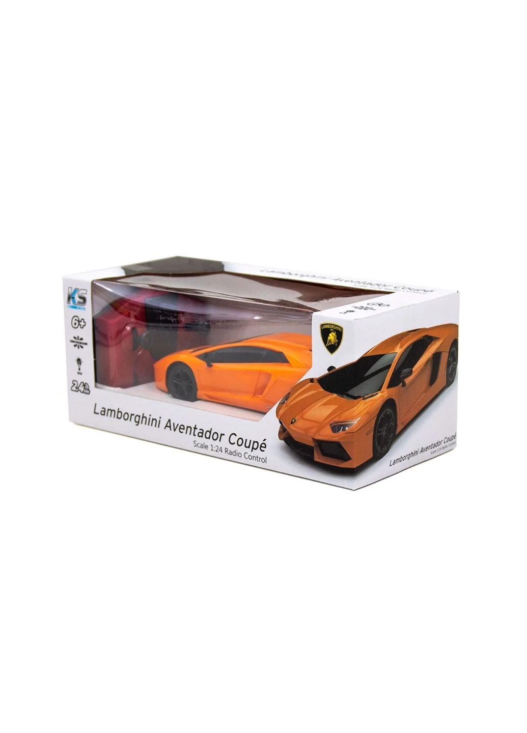 Радіокерована іграшка Lamborghini Aventador LP 700-4 (1:24, 2.4Ghz, помаранчевий) (124GLBO) KS Drive (254068166)