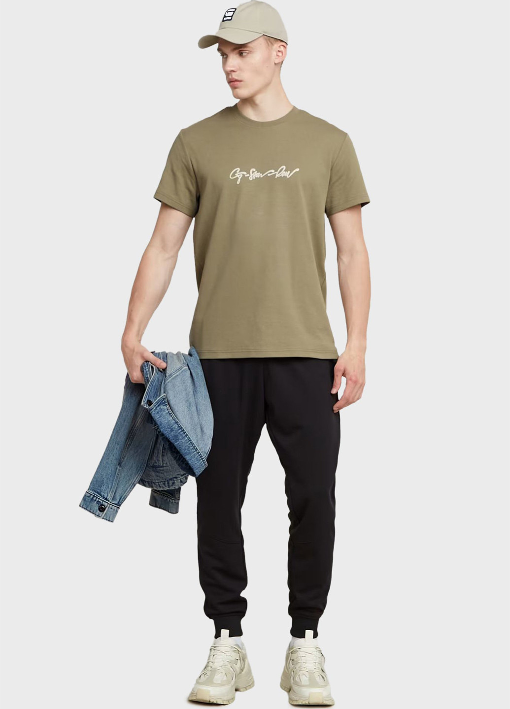 Черные спортивные, кэжуал демисезонные джоггеры брюки G-Star Raw