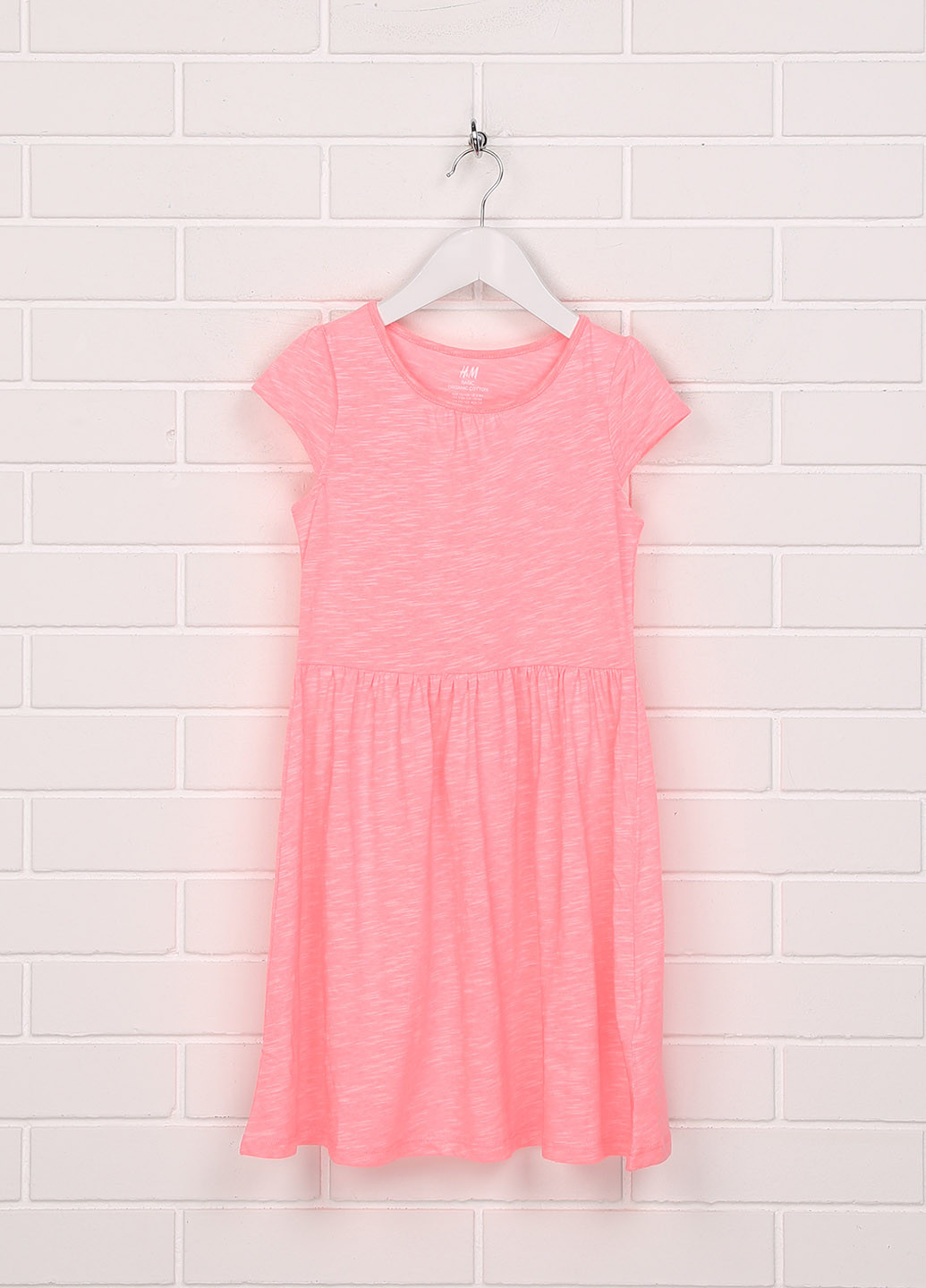 Розовое платье H&M (142821219)