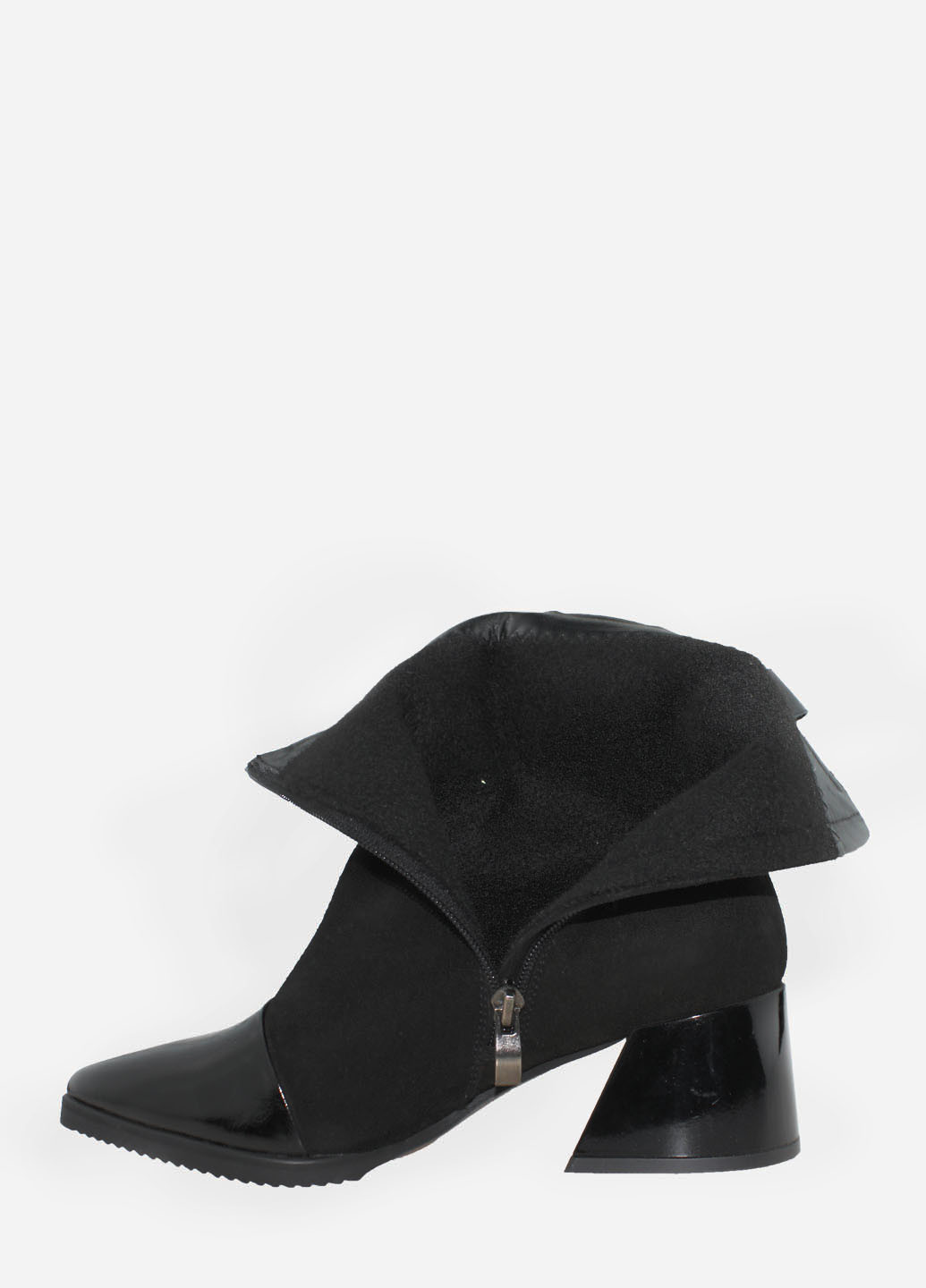 Осенние ботинки rc0151-11 черный Crisma из натуральной замши