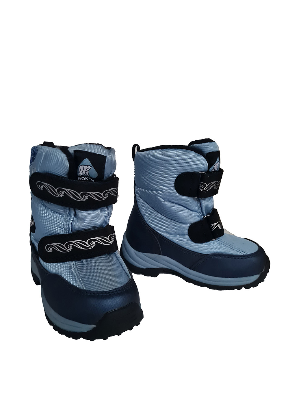 Голубые кэжуал зимние ботинки B & G