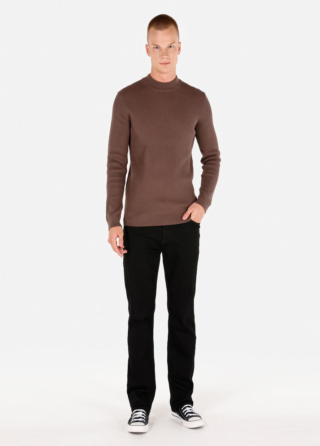 Коричневий демісезонний джемпер джемпер Colin's