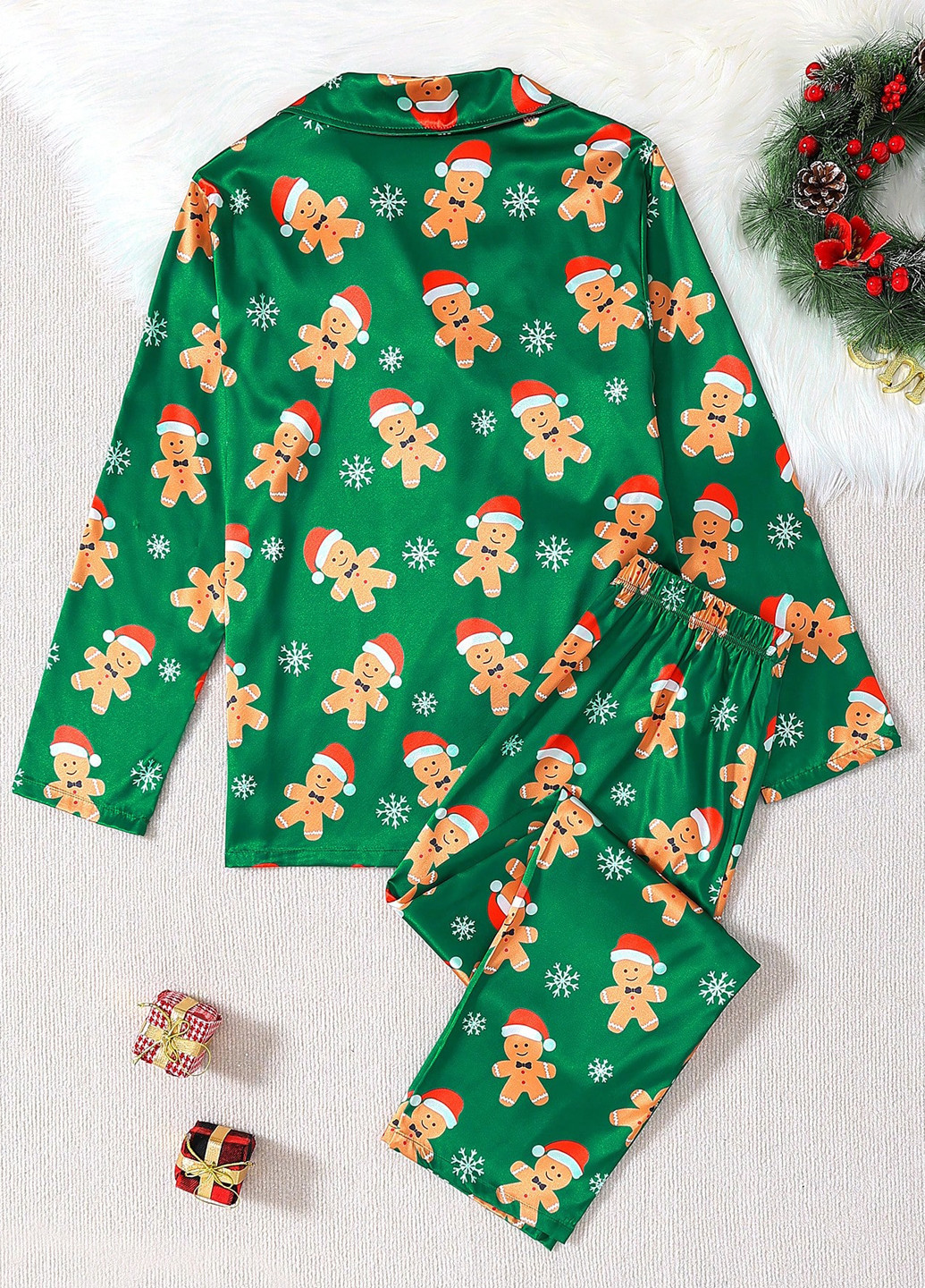 Пижама (рубашка, брюки) SHEIN (346790587)