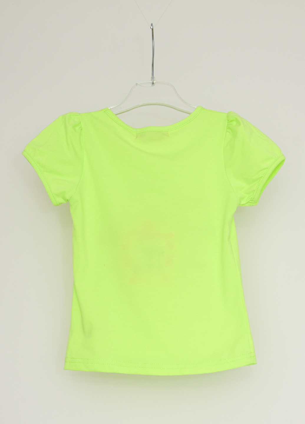 Кислотно-зеленая летняя футболка с коротким рукавом Sprider