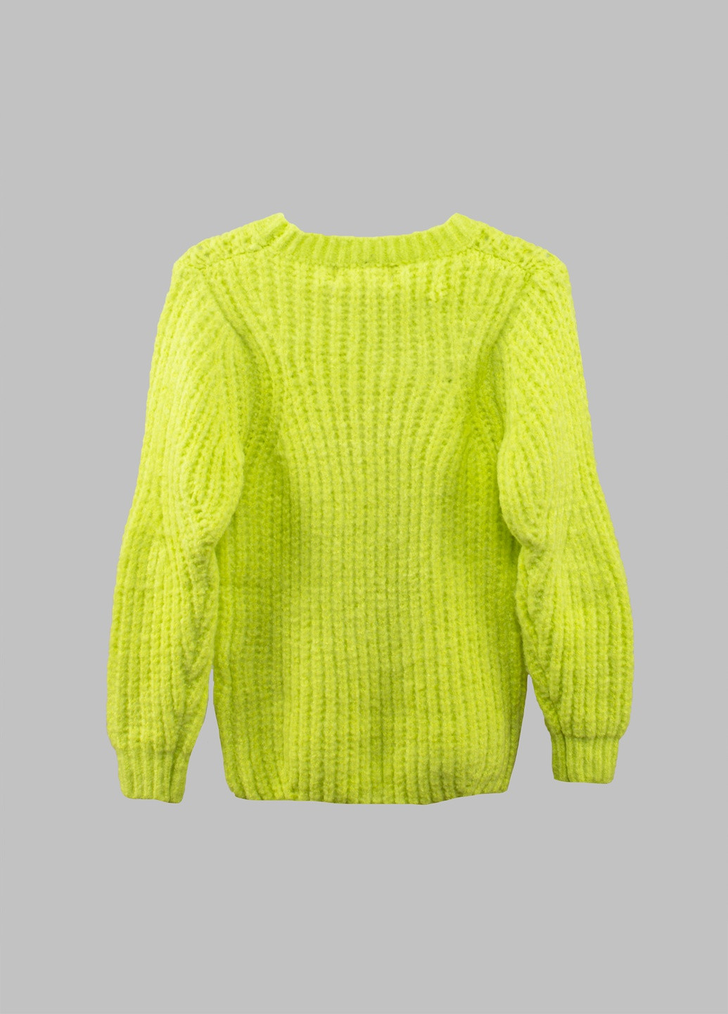 Салатовий зимовий светр myMO