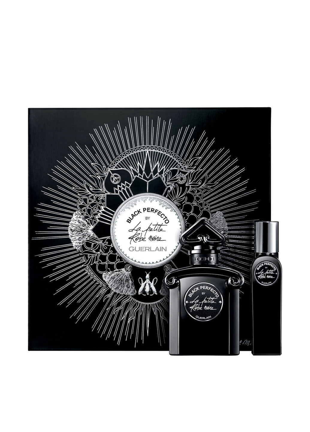 La Petite Robe Noire Black Perfecto Подарочный набор (миниатюра 15 мл + парфюмированная вода 50 мл) Guerlain (88100218)