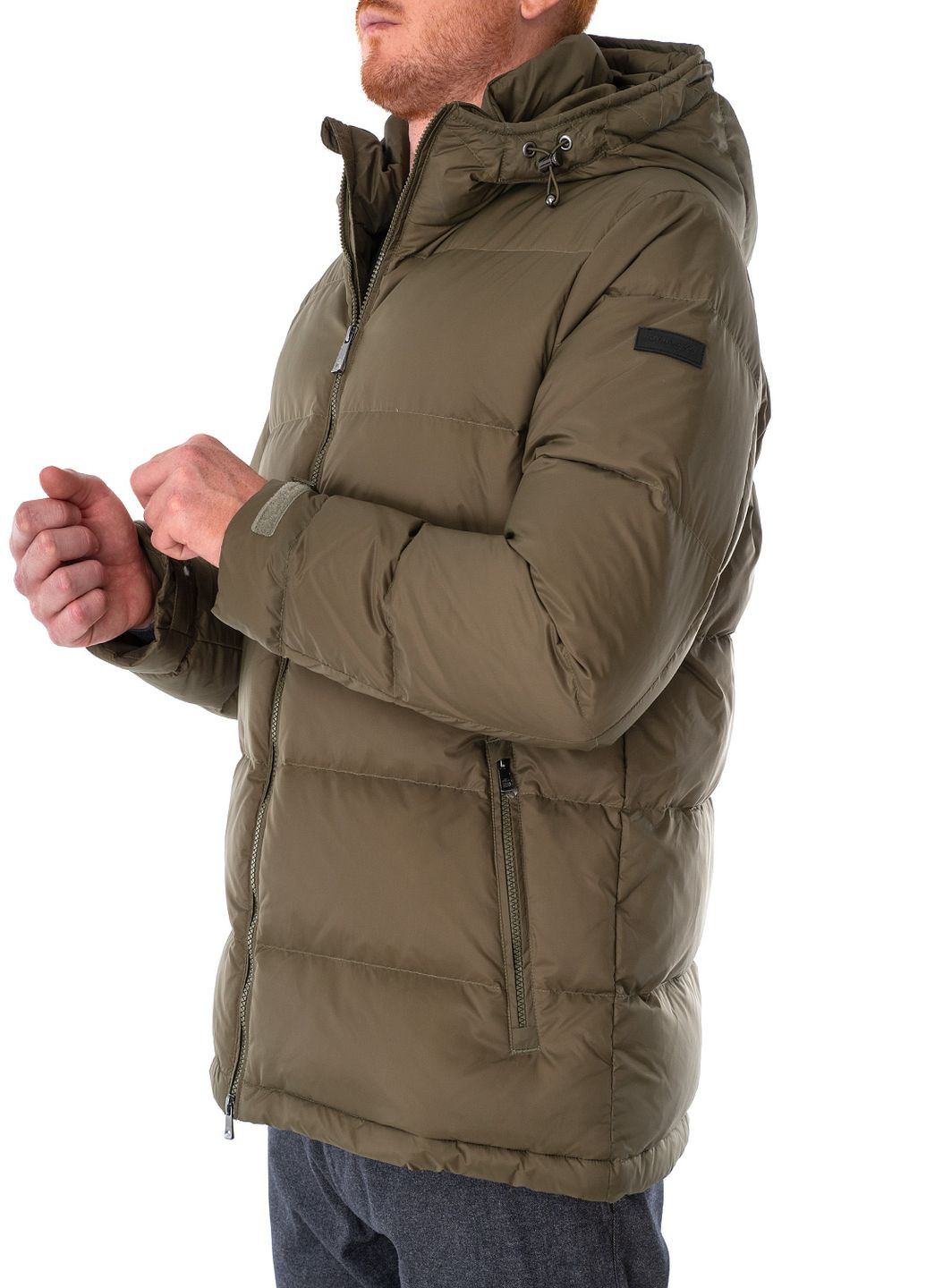 Оливкова (хакі) зимня куртка чоловіча Roy Robson