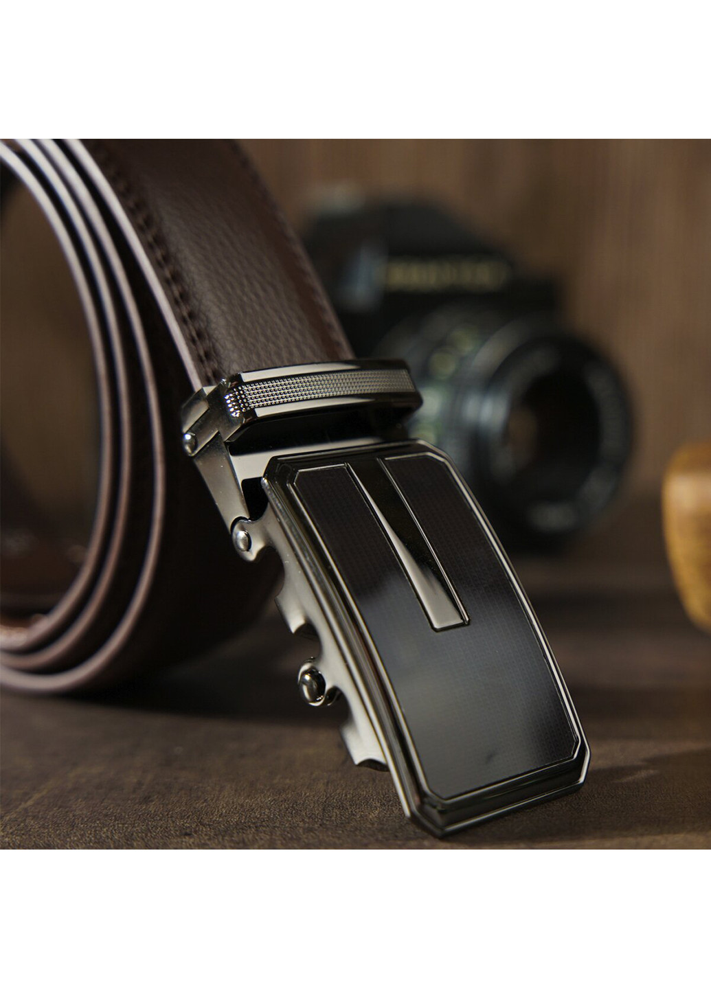 Мужской кожаный ремень 115х3 см Vintage (229460814)