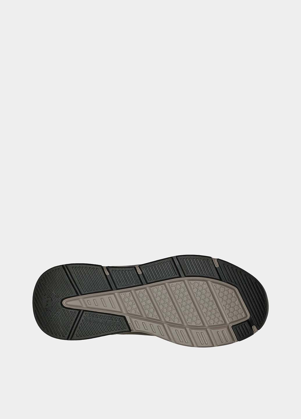 Оливковые демисезонные кроссовки Skechers