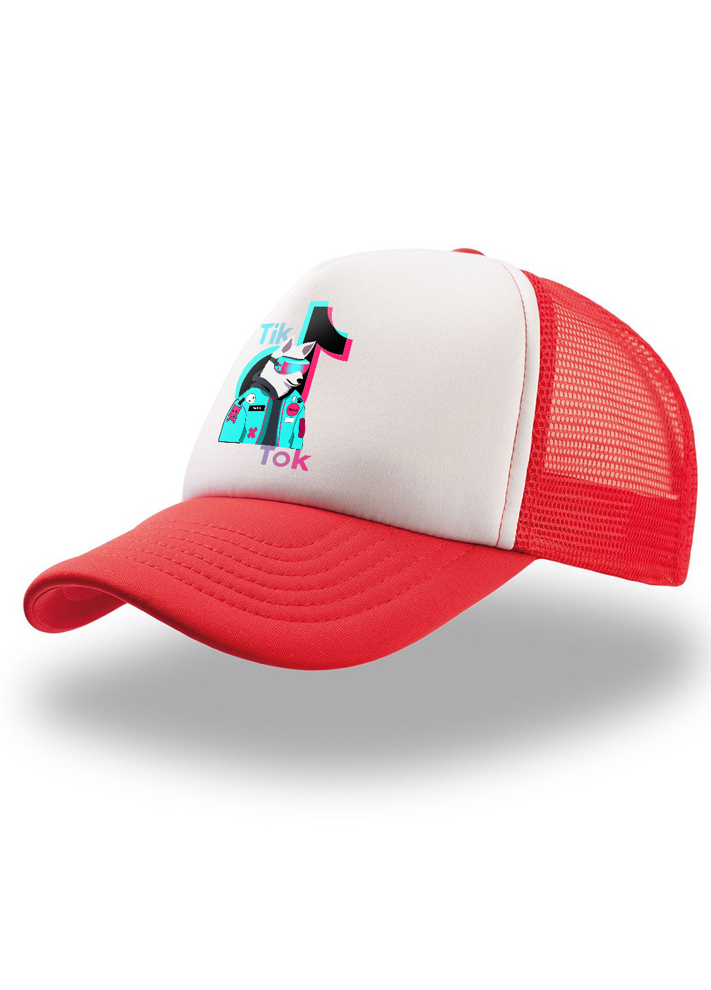 Кепка Тракер дитяча Волк ТікТок (Wolf TikTok) (33404-1645) MobiPrint (220824584)