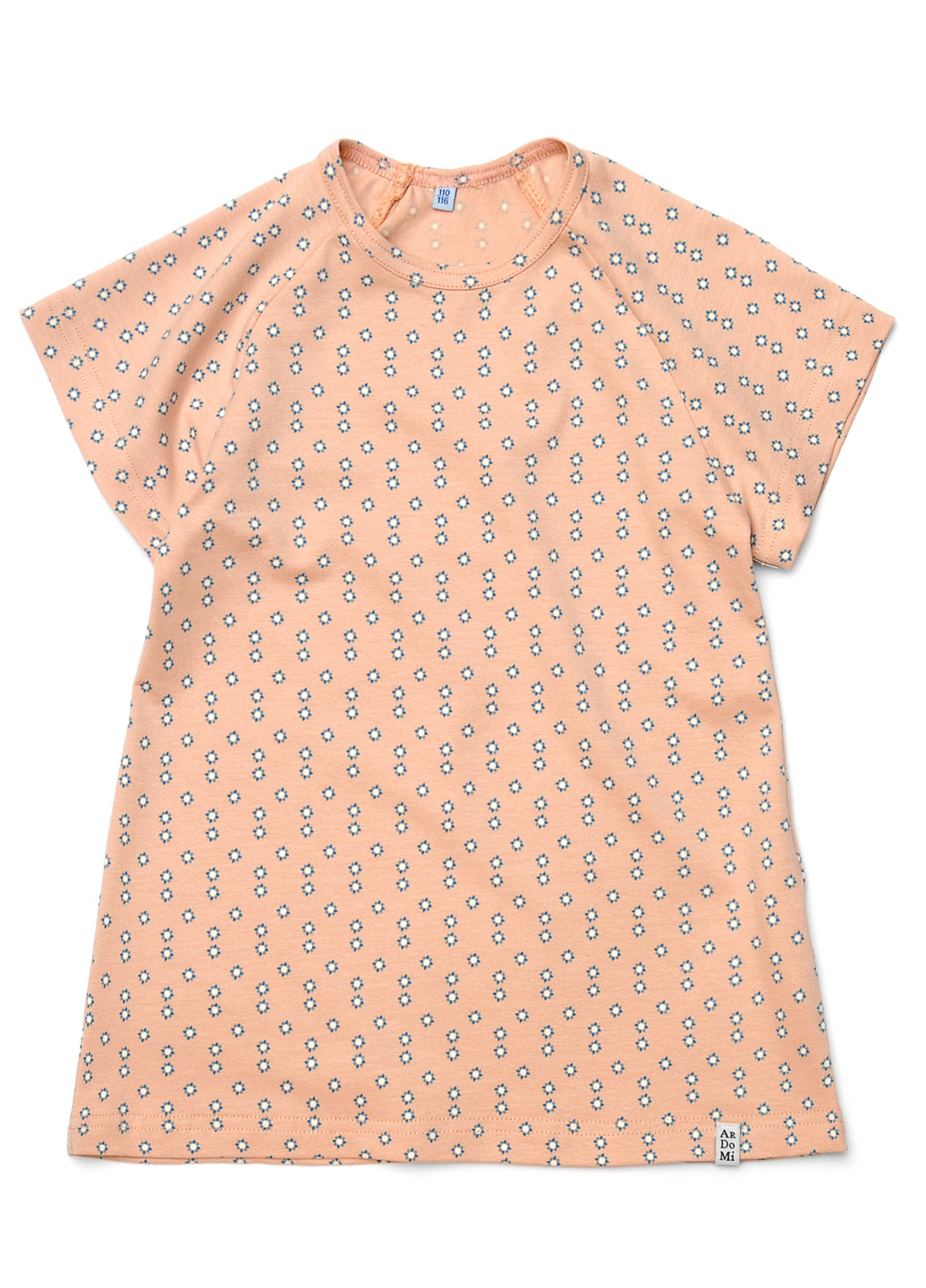 Персикова літня футболка з коротким рукавом ArDoMi