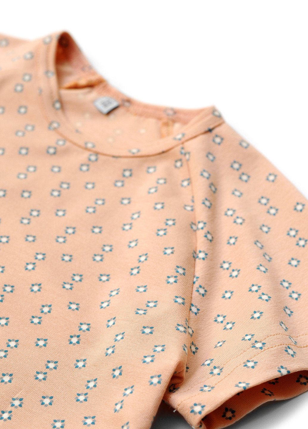 Персиковая летняя футболка с коротким рукавом ArDoMi
