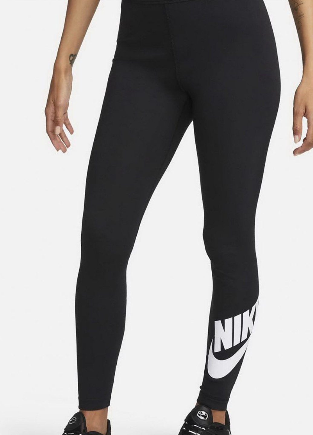 Черные демисезонные леггинсы dv7791-010 Nike