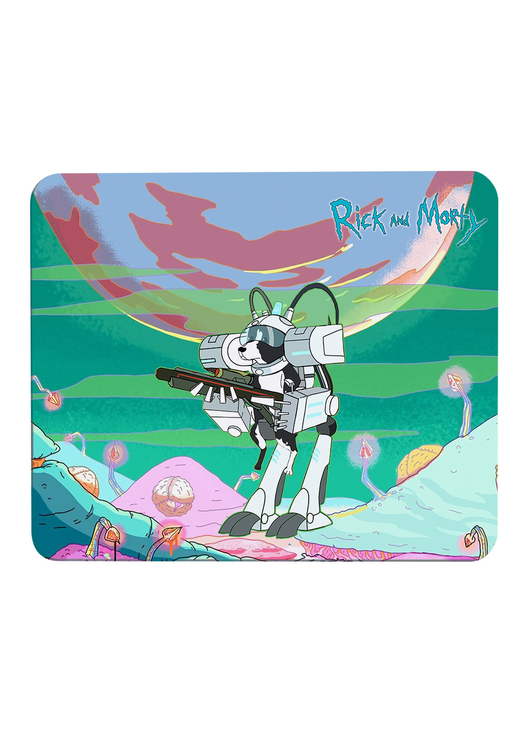Килимок для мишки Рік і Морті (Rick and Morty) (25108-1239) 22х18 см MobiPrint (222995354)
