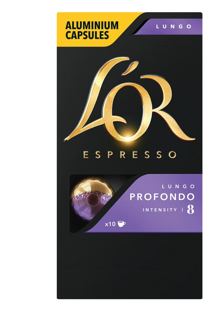 Кава мелена в капсулах L’OR Lungo Profondo 10 шт, 52 г Jacobs (254761170)