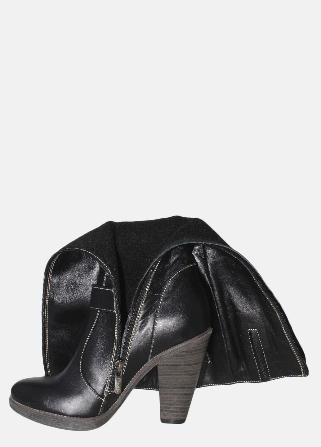 Осенние сапоги rm131 черный Mioli