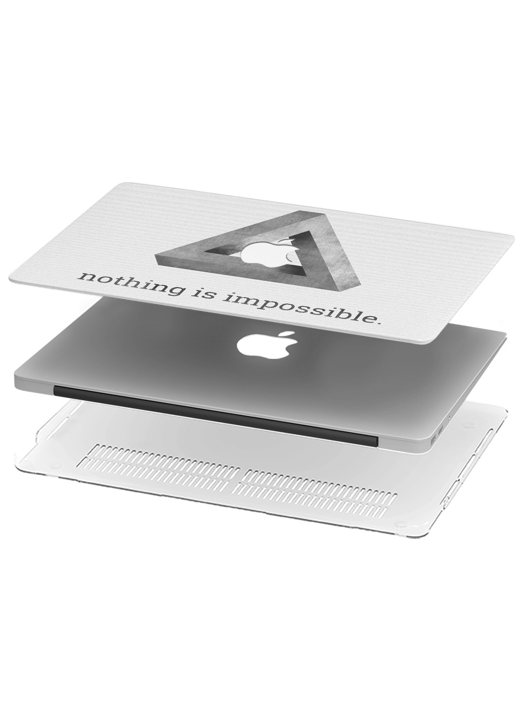 Чохол пластиковий для Apple MacBook Pro 13 A1706 / A1708 / A1989 / A2159 / A1988 Немає нічого неможливого (9648-2112) MobiPrint (218539663)