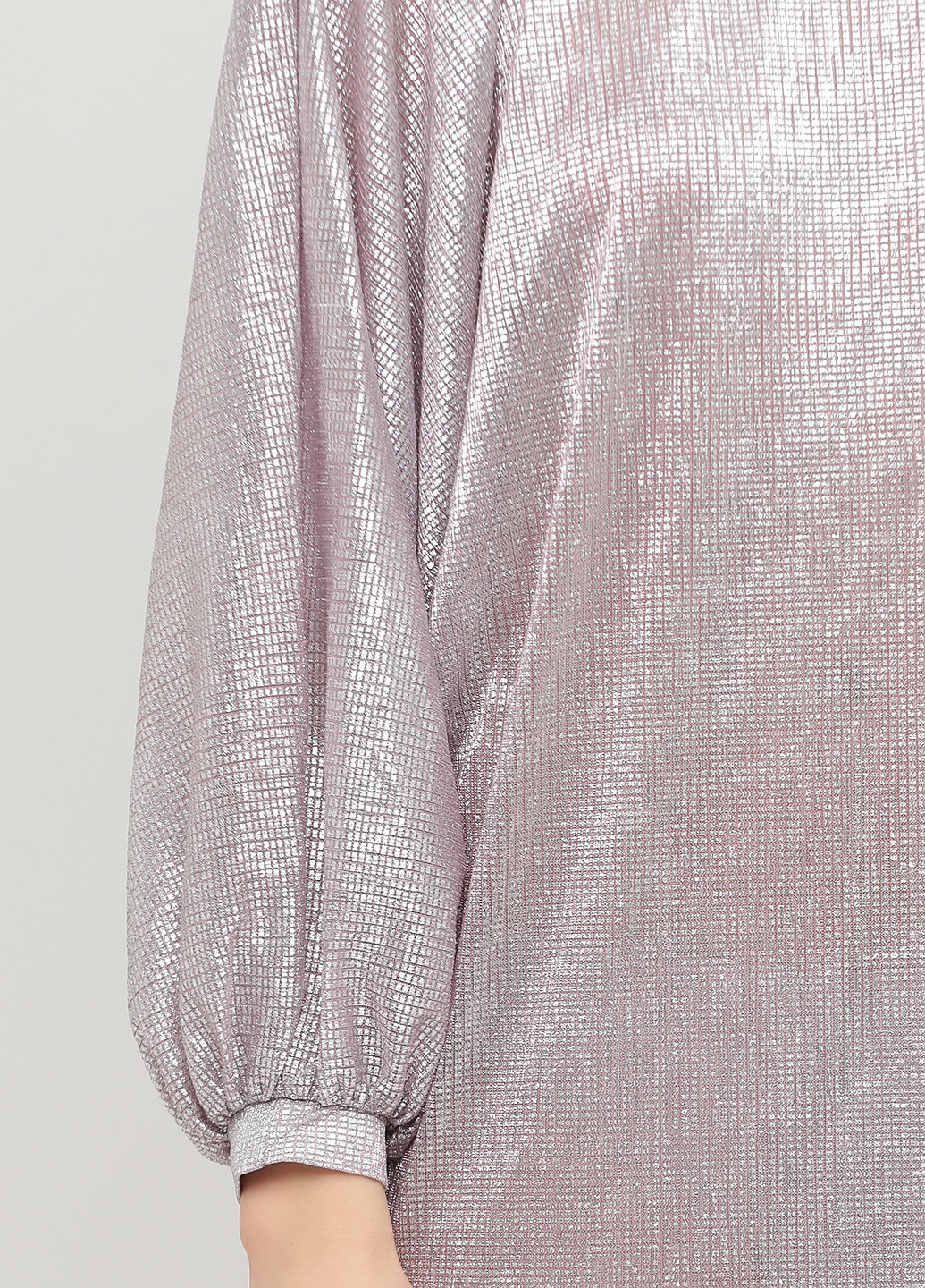 Светло-розовое коктейльное платье оверсайз Asos с геометрическим узором