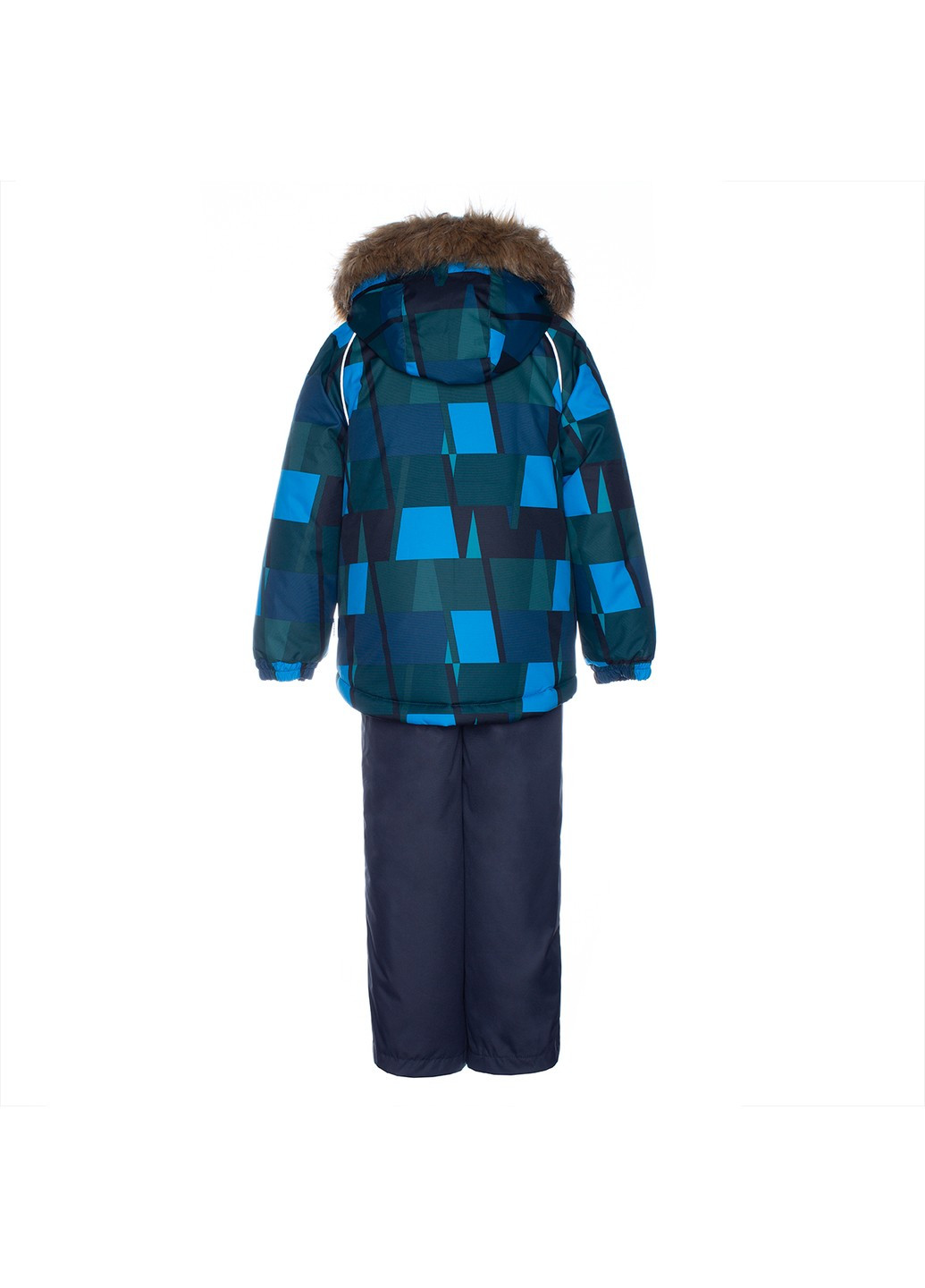 Бирюзовый зимний комплект зимний (куртка + полукомбинезон) winter Huppa