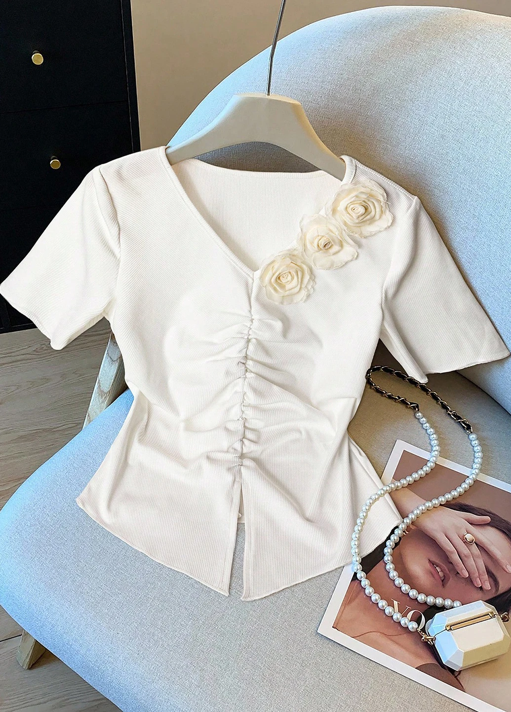 Біла блуза SHEIN