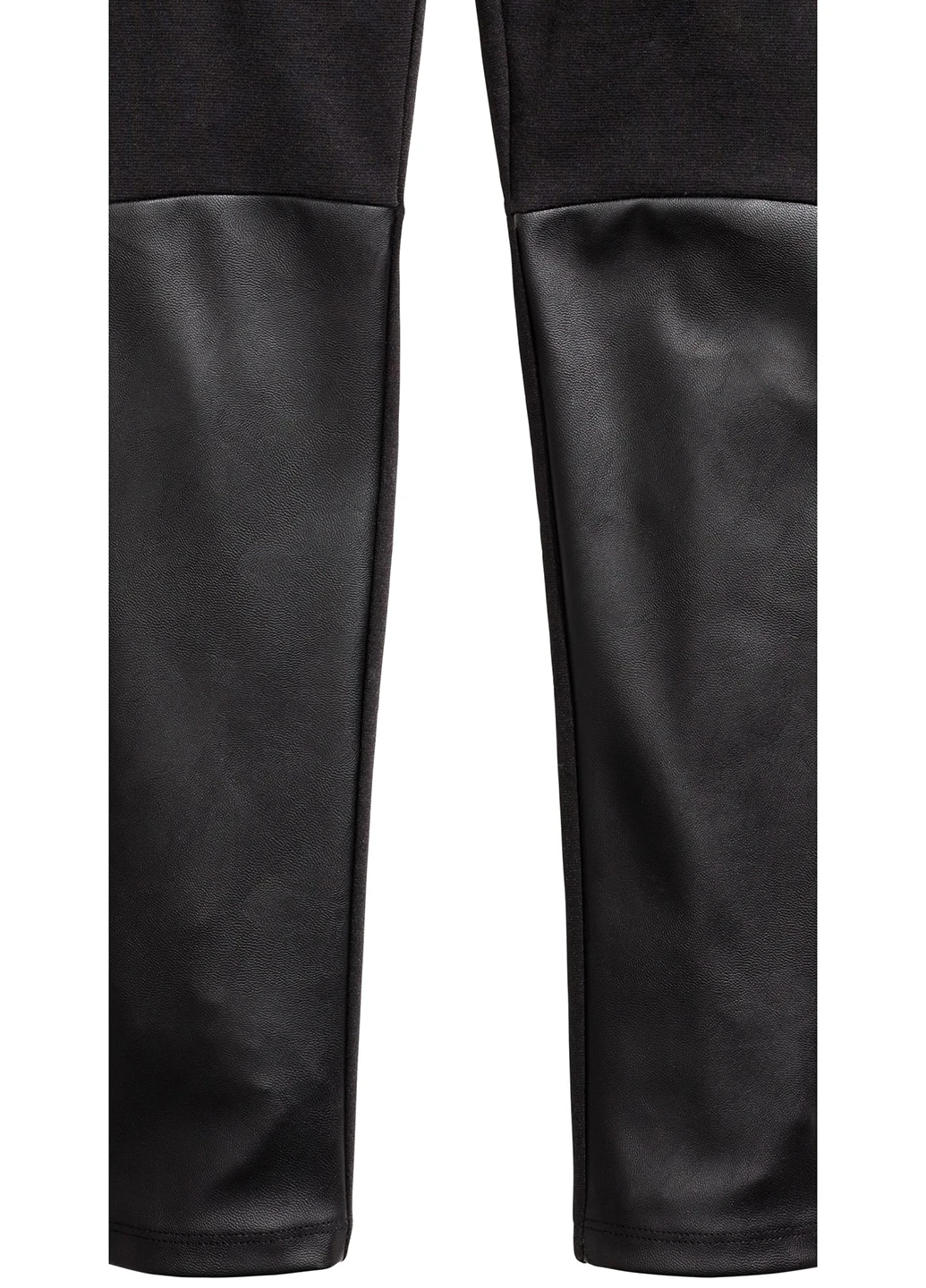 Черные демисезонные леггинсы H&M