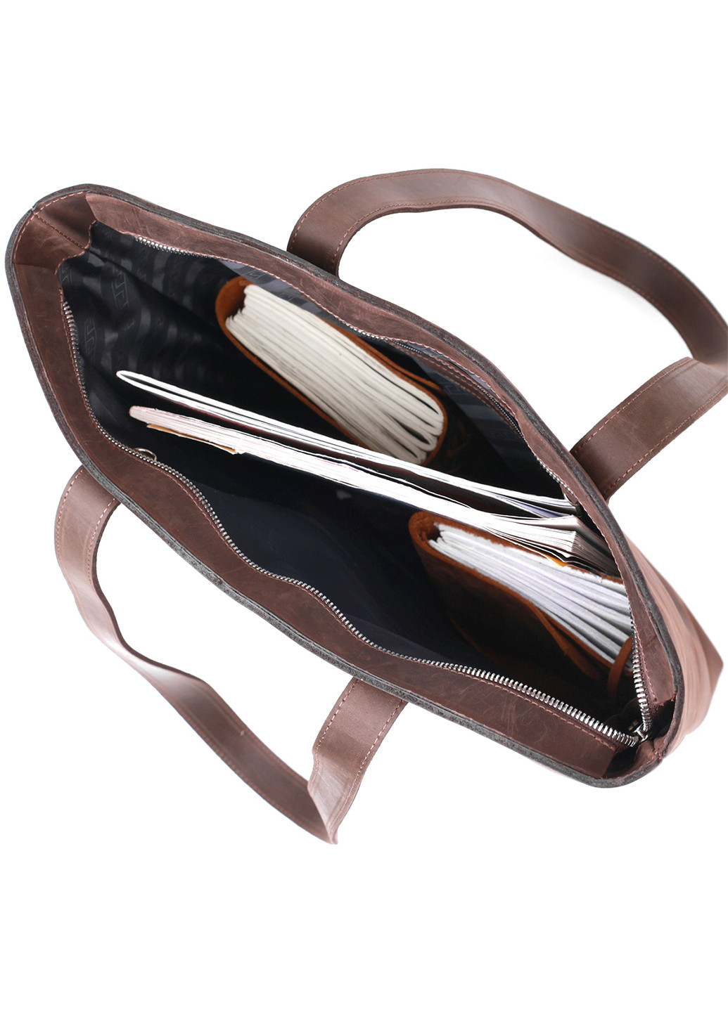 Женская кожаная сумка-шоппер 36х33х8,5 см Shvigel (253490661)