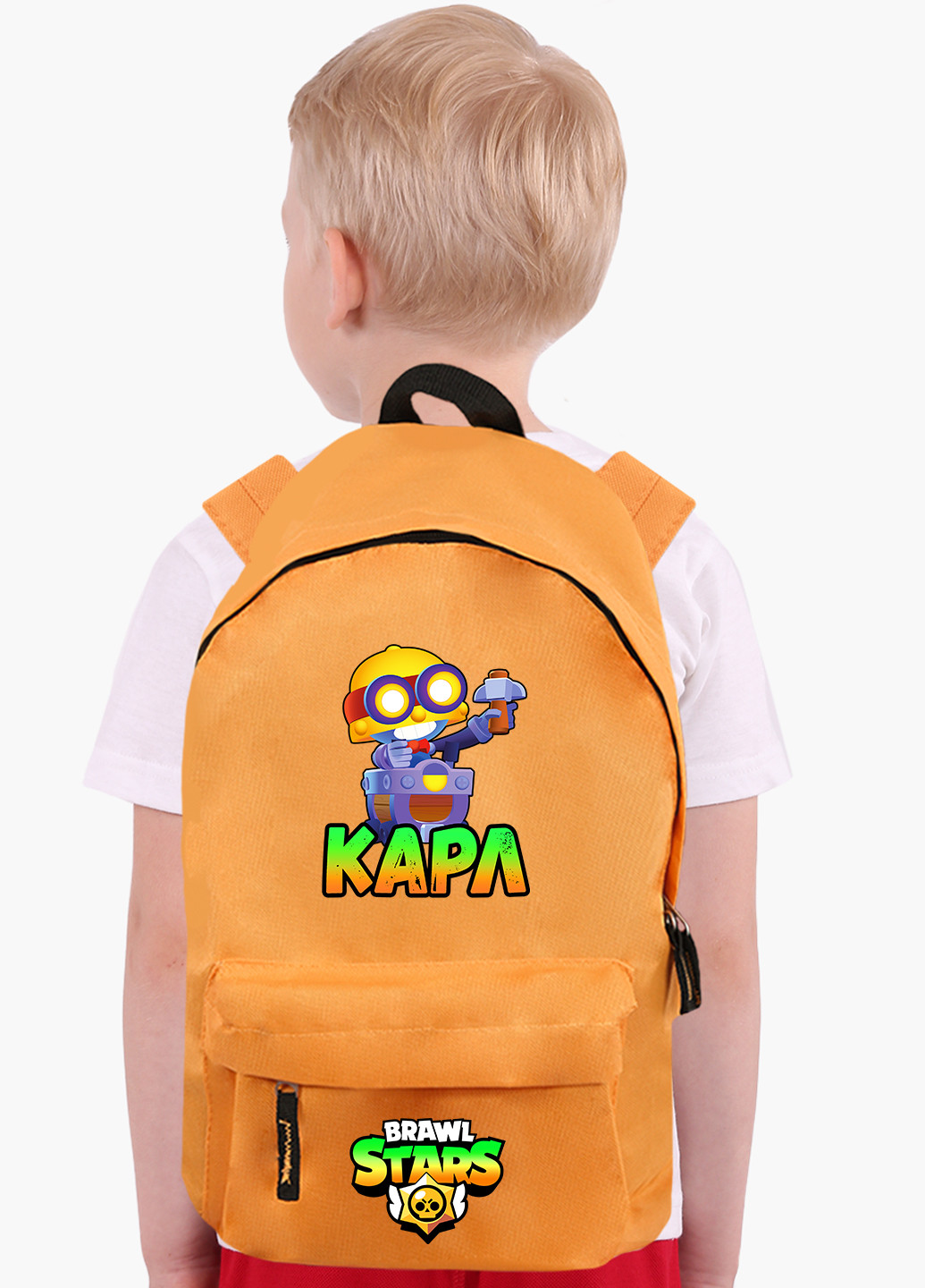 Детский рюкзак Шахтар Карл Бравл Старс (Carl Brawl Stars) (9263-1026) MobiPrint (217363758)