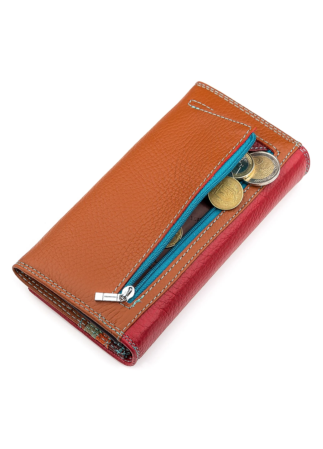 Жіночий шкіряний гаманець 17,5х9х3,5 см st leather (229461153)