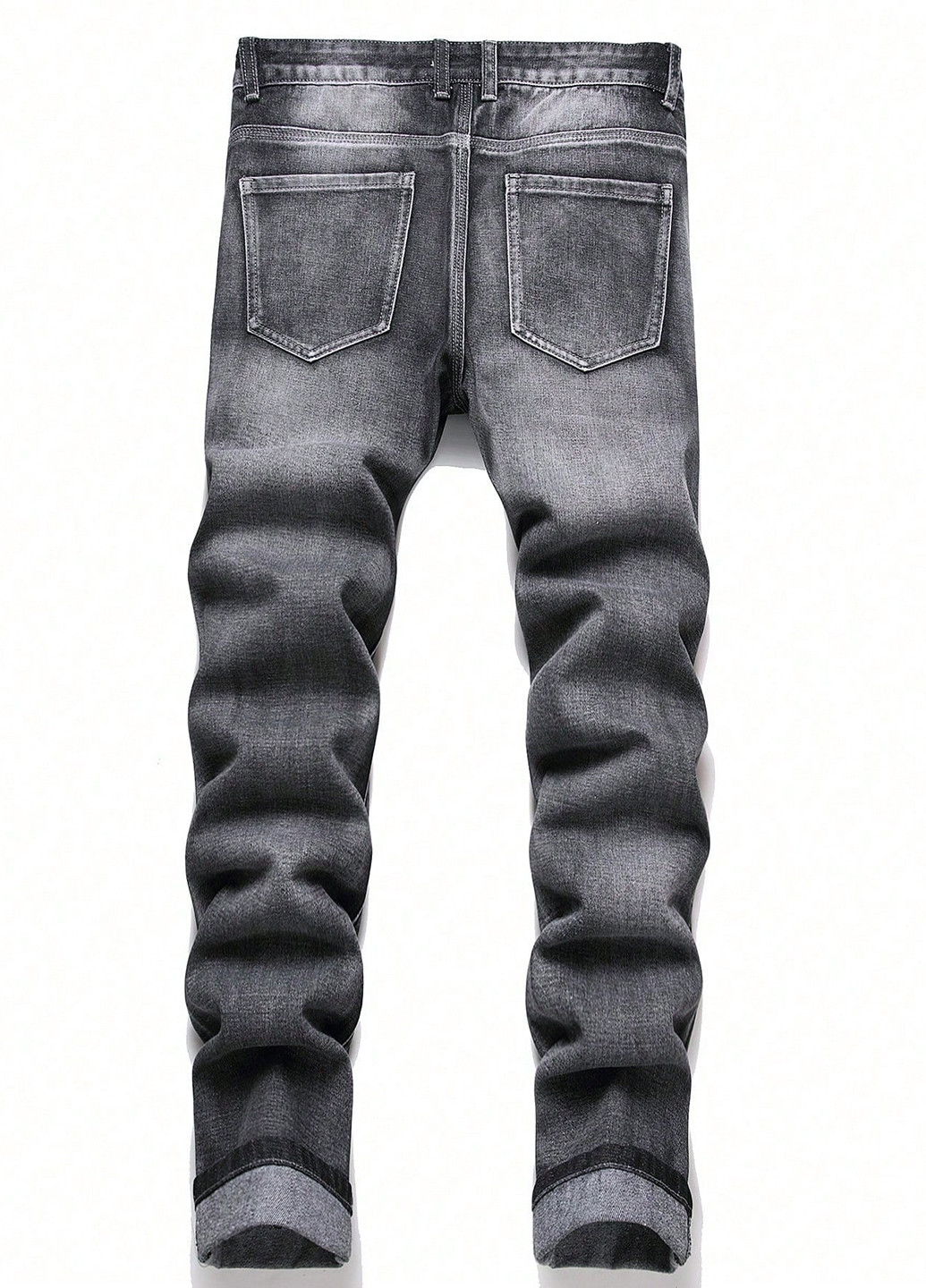 Темно-серые демисезонные джинсы SHEIN