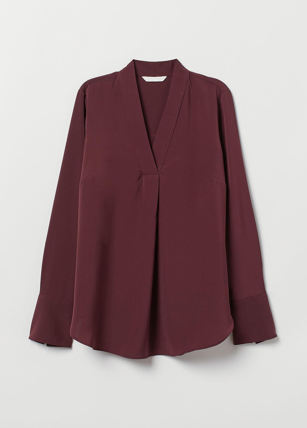 Бордова блуза H&M