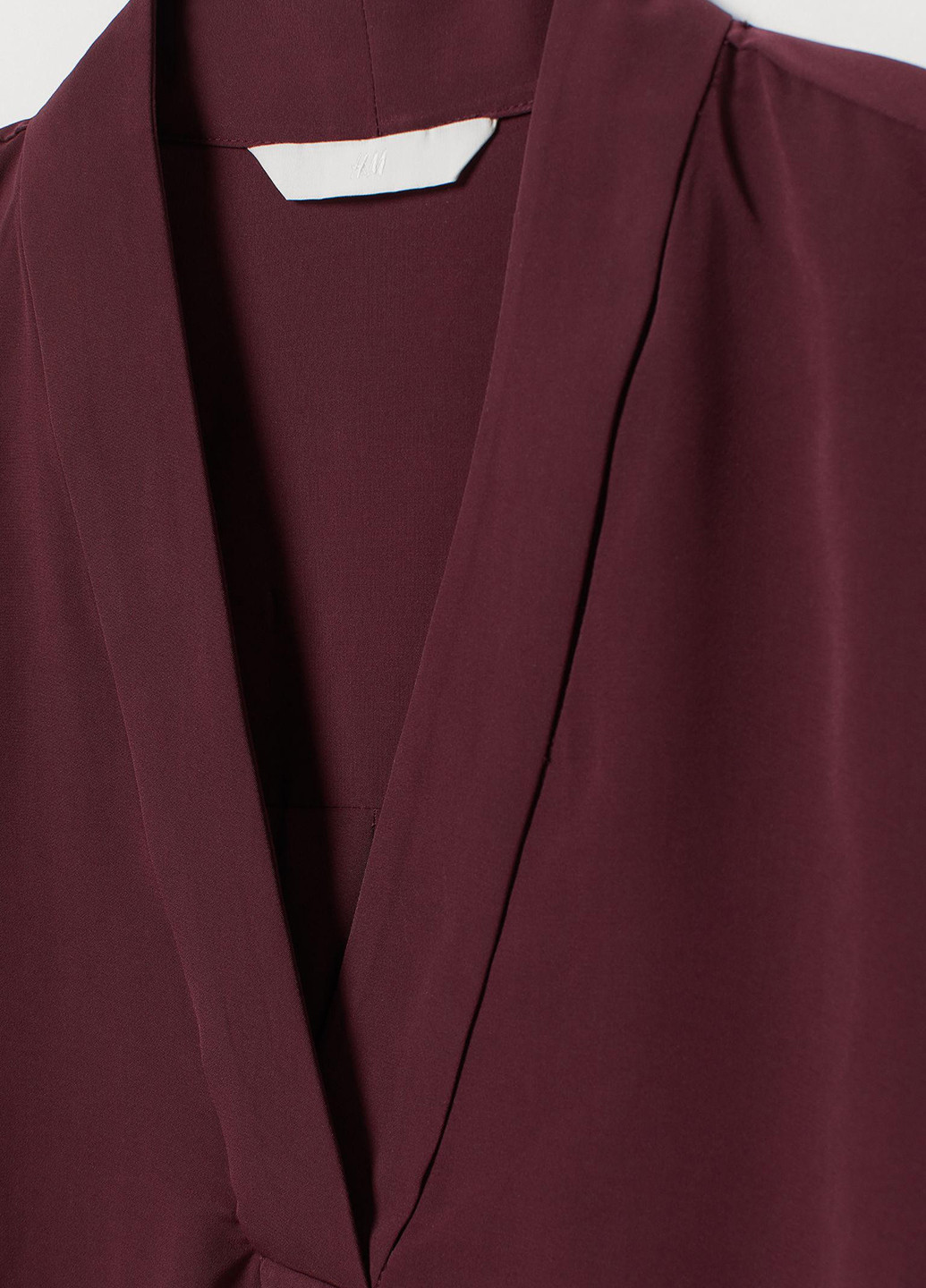 Бордова блуза H&M