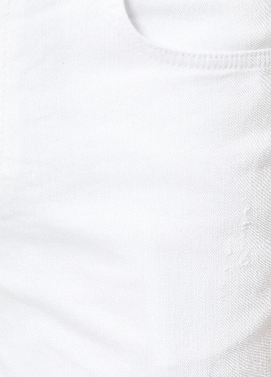 Шорты KOTON бермуды однотонные белые джинсовые хлопок
