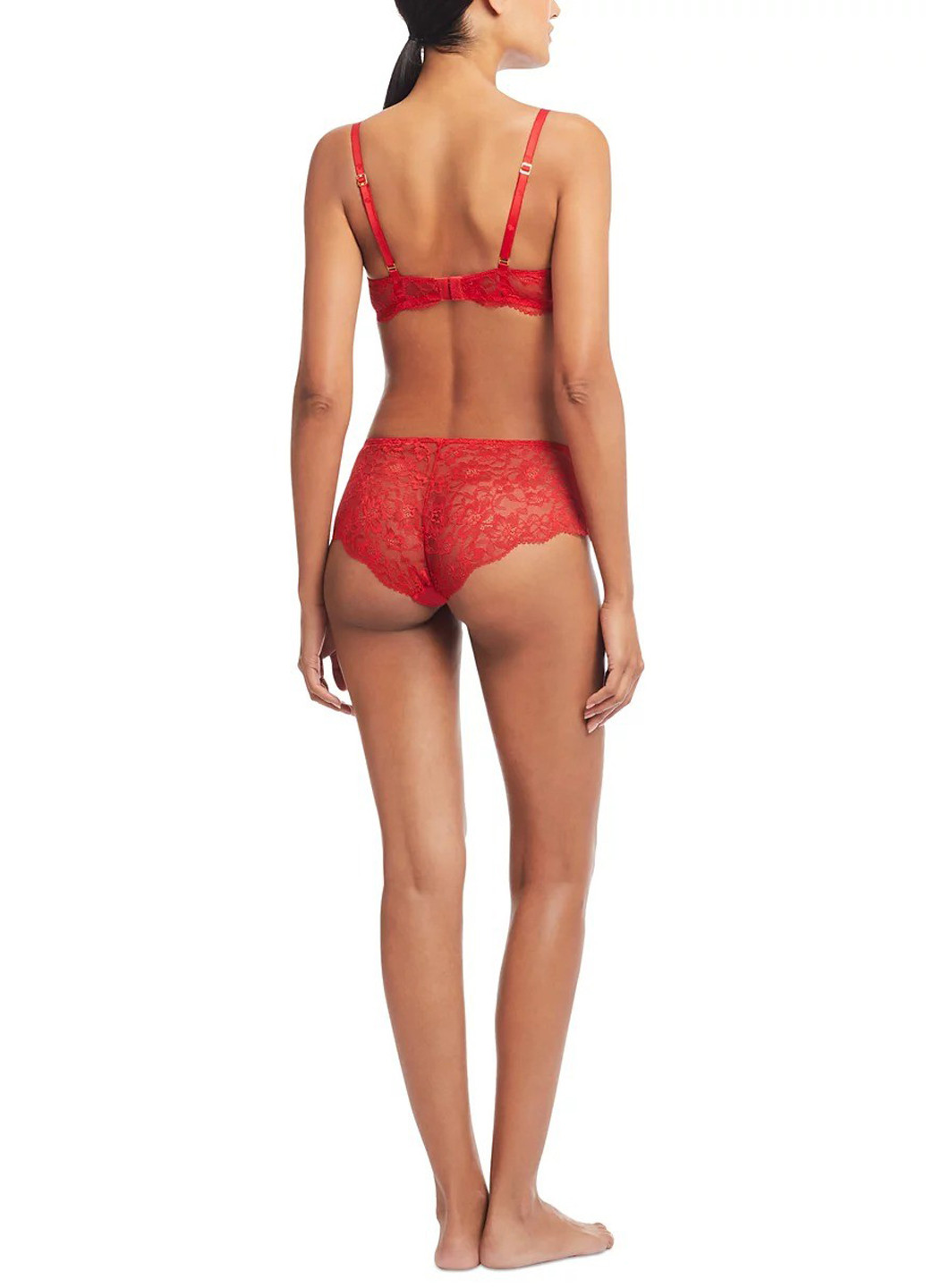 Червоний бюстгальтер Ralph Lauren з кісточками поліамід