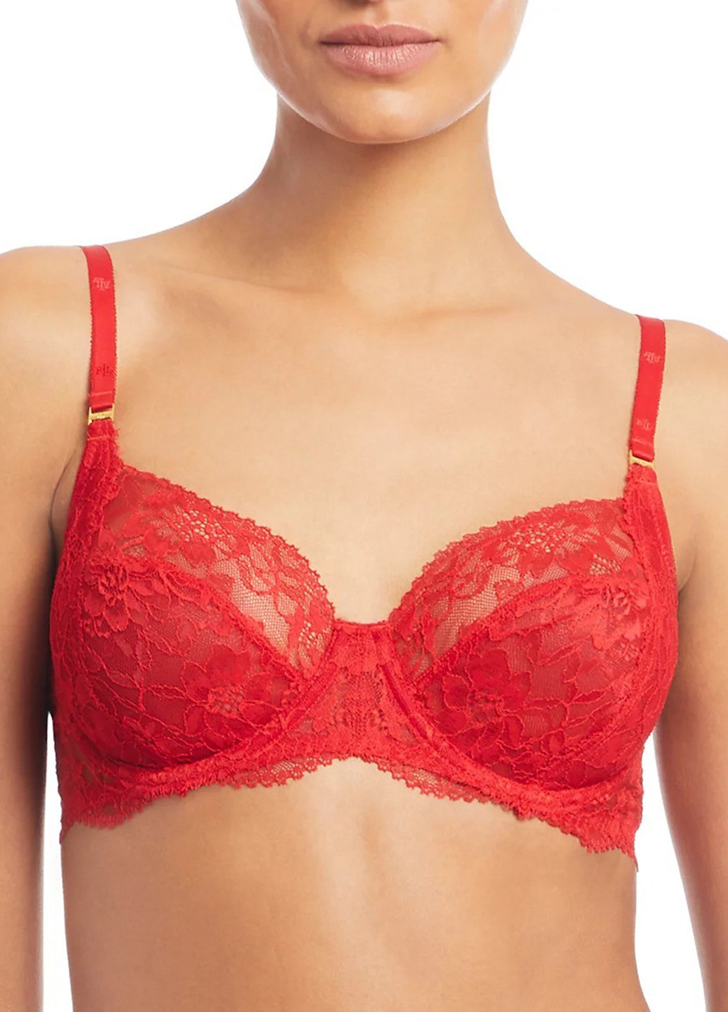 Червоний бюстгальтер Ralph Lauren з кісточками поліамід