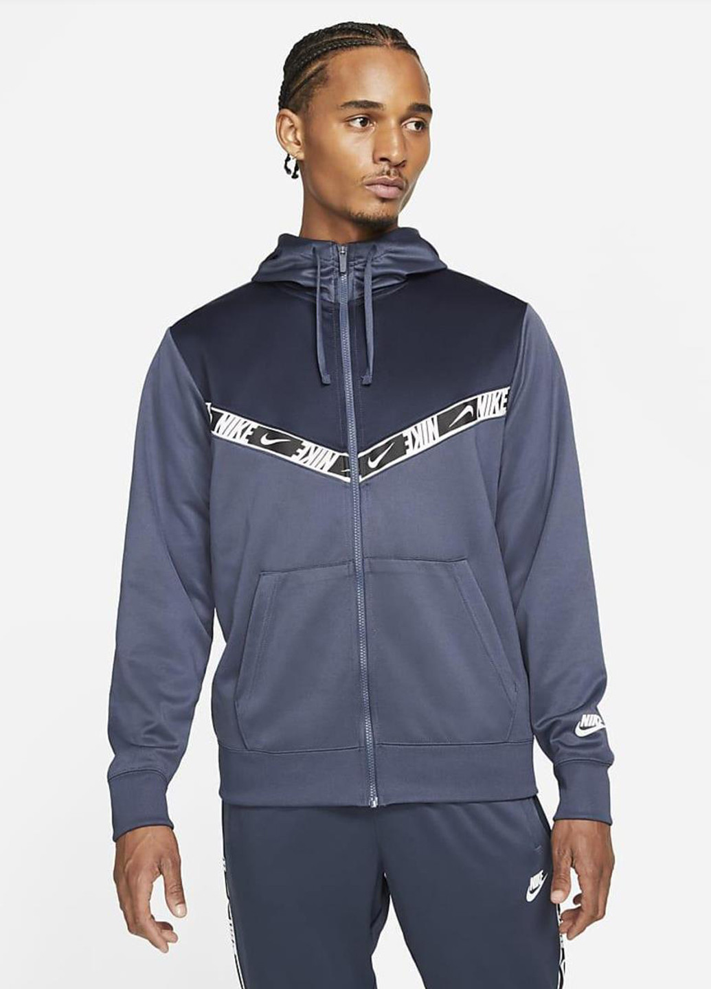 Толстовка DM4672-437 Nike Sportswear Full-Zip Hoodie (321979945)