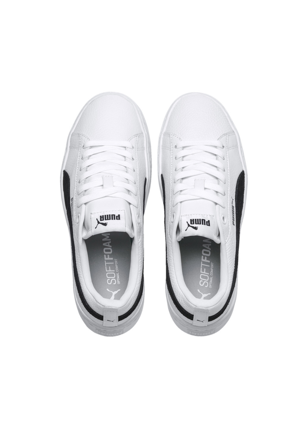 Белые кеды Puma Smash Platform L