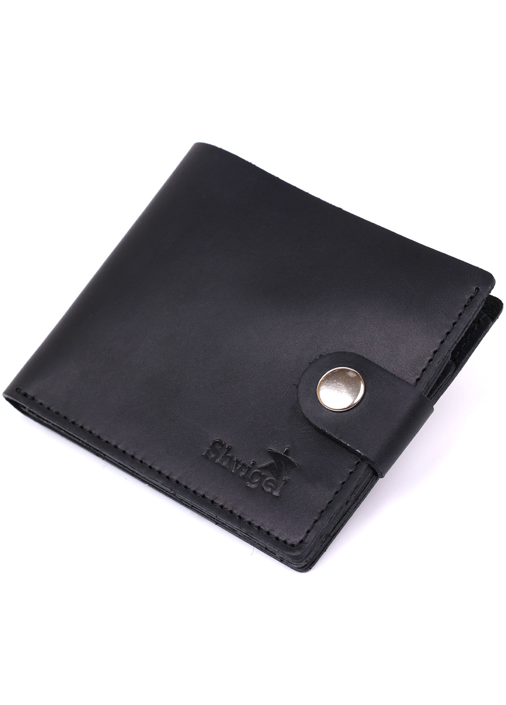 Мужское кожаное портмоне 11х9х1 см Shvigel (253491000)