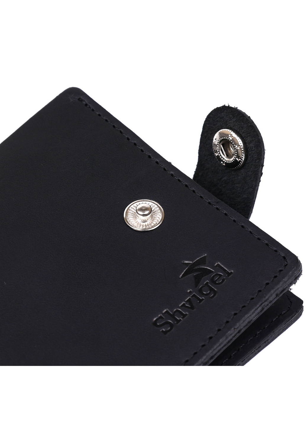 Мужское кожаное портмоне 11х9х1 см Shvigel (253491000)