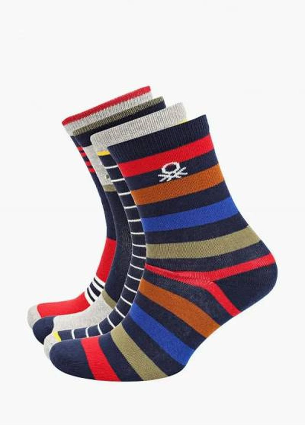 Синие комплект носков 4 пары United Colors of Benetton (230366389)