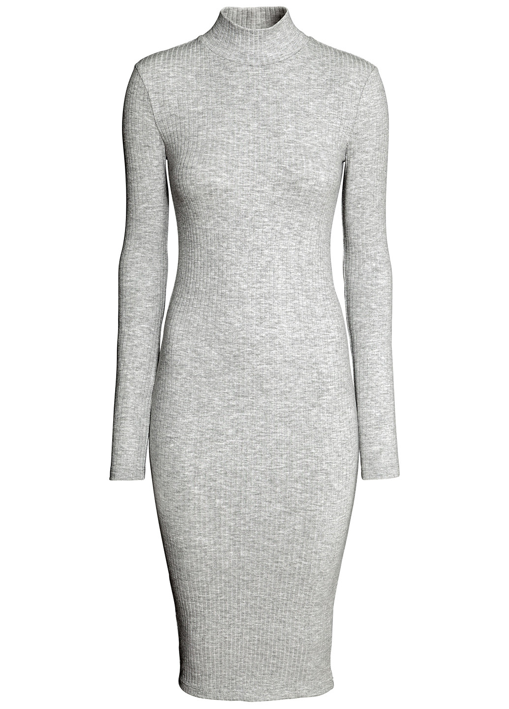 Сіра кежуал сукня коротка H&M меланжева