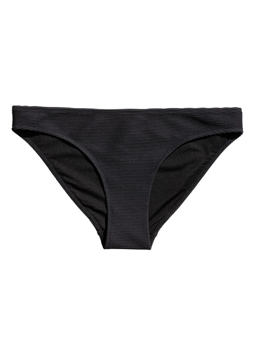 Черные купальные трусики-плавки однотонные H&M