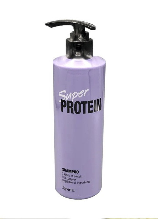 Восстанавливающий шампунь Super Protein Shampoo с протеинами, 490 мл Apieu 8809581479784 (237407333)