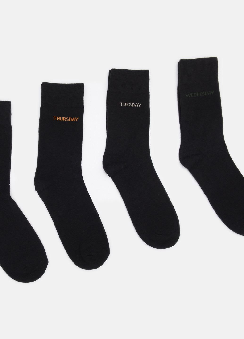 Шкарпетки (4 пари) C&A однотонні чорні повсякденні