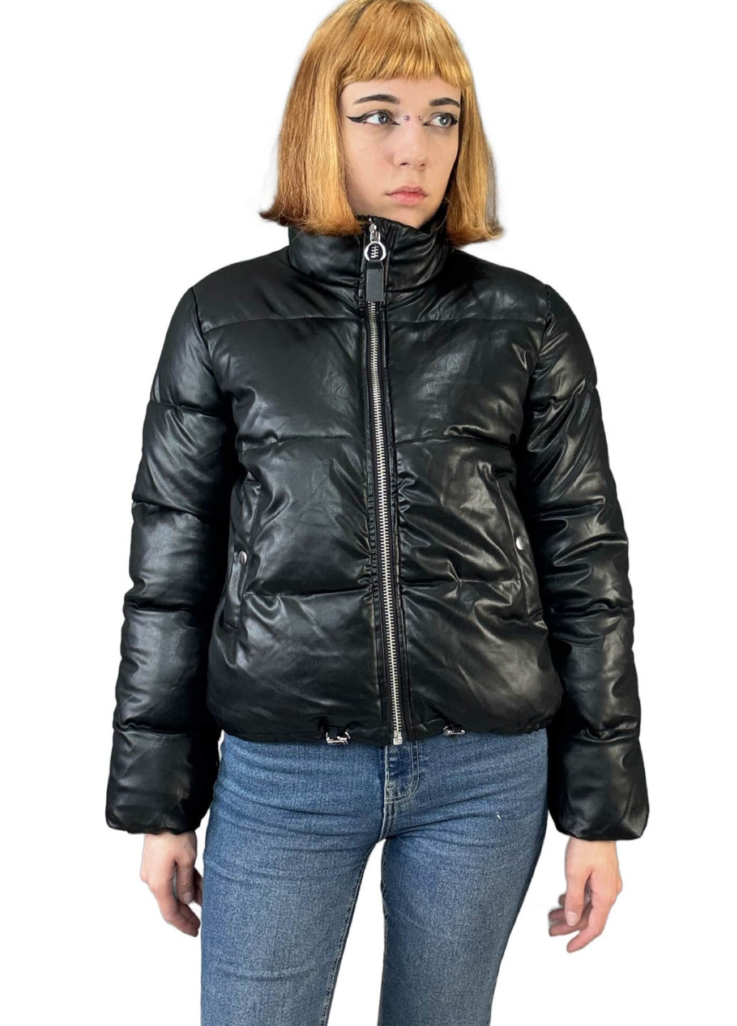 Черная демисезонная куртка H&M