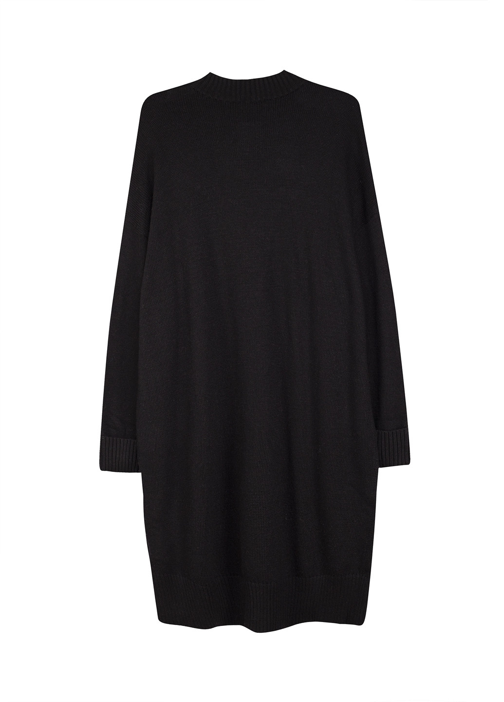 Чорна кежуал сукня сукня светр C&A однотонна
